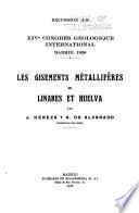 Les gisements métallifères de Linares et Huelva