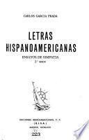 Letras hispanoamericanas
