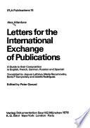 Letters for the International Exchange of Publications