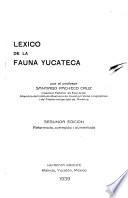 Léxico de la fauna yucateca