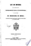 Ley de Minería de Abril de 1849