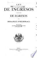 Leyes de presupuestos de ingresos y egresos de la federación