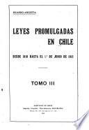 Leyes promulgadas en Chile ...: 1887-1901