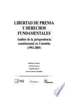 Libertad de prensa y derechos fundamentales
