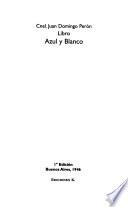 Libro azul y blanco