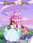 Libro para Colorear Princesa y Sirena