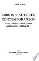 Libros y autores contemporáneos