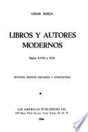 Libros y autores modernos