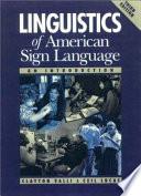 Linguistics of American Sign Language