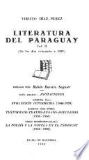 Literatura del Paraguay: De los días coloniales a 1939