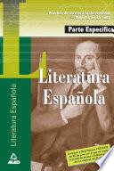 Literatura. Prueba Especifica. Prueba de Acceso a la Universidad Para Mayores de 25 Años.e-book