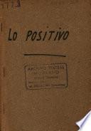 Lo positivo