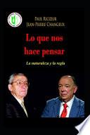 Lo que nos hace pensar
