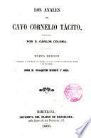 Los Anales de Cayo Cornelio Tácito