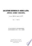 Los estudios históricos en América Latina