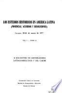 Los estudios históricos en América Latina