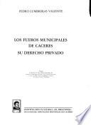 Los fueros municipales de Cáceres