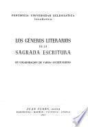 Los géneros literarios de la Sagrada Escritura