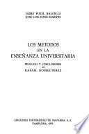 Los métodos en la enseñanza universitaria