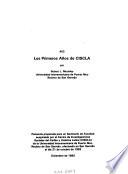 Los Primeros Años de CISCLA