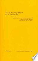 Libro Los primeros códigos de la humanidad