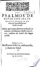 Los Psalmos de David