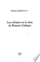 Los refranes en la obra de Rómulo Gallegos