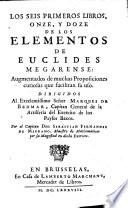 Los seis primeros libros onze, y, doze de los Elementos de Euclides Megarense ...