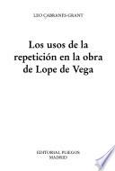 Los usos de la repetición en la obra de Lope de Vega