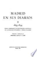 Madrid en sus diarios: 1845-1859