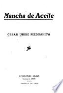 Mancha de aceite. --