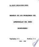 Manejo de los problemas del aprendizaje del niño hondureño