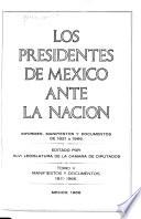 Manifiestos y documentos, 1811-1966