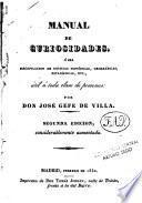 Manual de curiosidades... útil a toda clase de personas