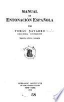 Manual de entonación española