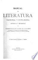 Manual de literatura nacional y extranjera antigua y moderna: Literatura extranjera