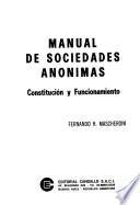Manual de sociedades anónimas
