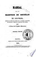 Manual para los maestros de escuelas de párvulos