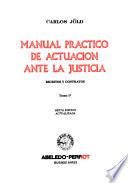Manual práctico de actuación ante la justicia