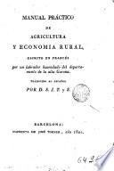 Manual práctico de agricultura y economía rural