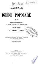 Manuale di igiene popolare