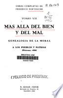 Más allá del bién y del mal
