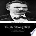 Libro Más allá del bien y del mal