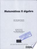 Matematicas Ii Algebra