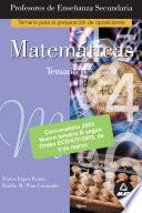 Matematicas. Profesores de Enseñanza Secundaria. Temario B. E-book