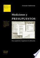 Mediciones y presupuestos