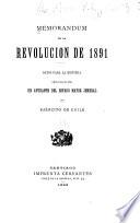 Memorandum de la revolucion de 1891