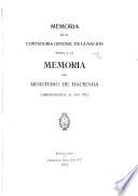 Memoria de la Contaduría General de la Nación