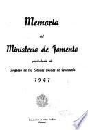 Memoria del Ministerio de Fomento