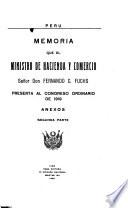 Memoria del Ministerio de Hacienda y Comercio